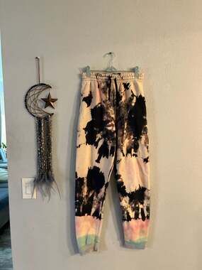 Sweatlogy x Locura Tie-Dye Bleach Wash Sweatpants
